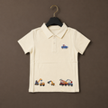 Imported High Quality Brand T-Shirt Boys Vehicle Washable Printed Polo