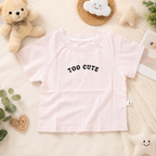 Imported Fashionwear Toddler Girl Pink Romper & Light Pink T-Shirt Combo