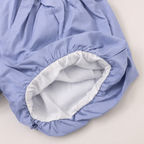 Imported Fashionwear Cute White T-Shirt with Bow Detail and Blue Skirt Combo Suit
