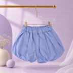 Imported Fashionwear Cute White T-Shirt with Bow Detail and Blue Skirt Combo Suit