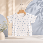 Imported Premium Boys Adorable bear print design Romper with T-Shirt