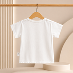 Imported Premium Kids puppies with bone Light Green Cotton Romper with Off-White T-Shirt