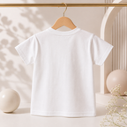 Imported High Quality Girl Romper Set Navy Floral Bubble with Flower Brooch Detail for Baby Girls