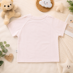 Imported Fashionwear Toddler Girl Pink Romper & Light Pink T-Shirt Combo