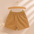Imported Fashionwear Girls Butterfly Puff Sleeve Top & Lace Pocket Shorts Suit