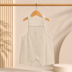 Imported Premium Kids puppies with bone Light Green Cotton Romper with Off-White T-Shirt