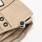 Imported Premium Boys Beige Cargo Pocket Drawstring Shorts