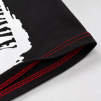 Imported Premium Boys Red & Black Graphic Sleeveless Hooded Tank Top T-Shirt