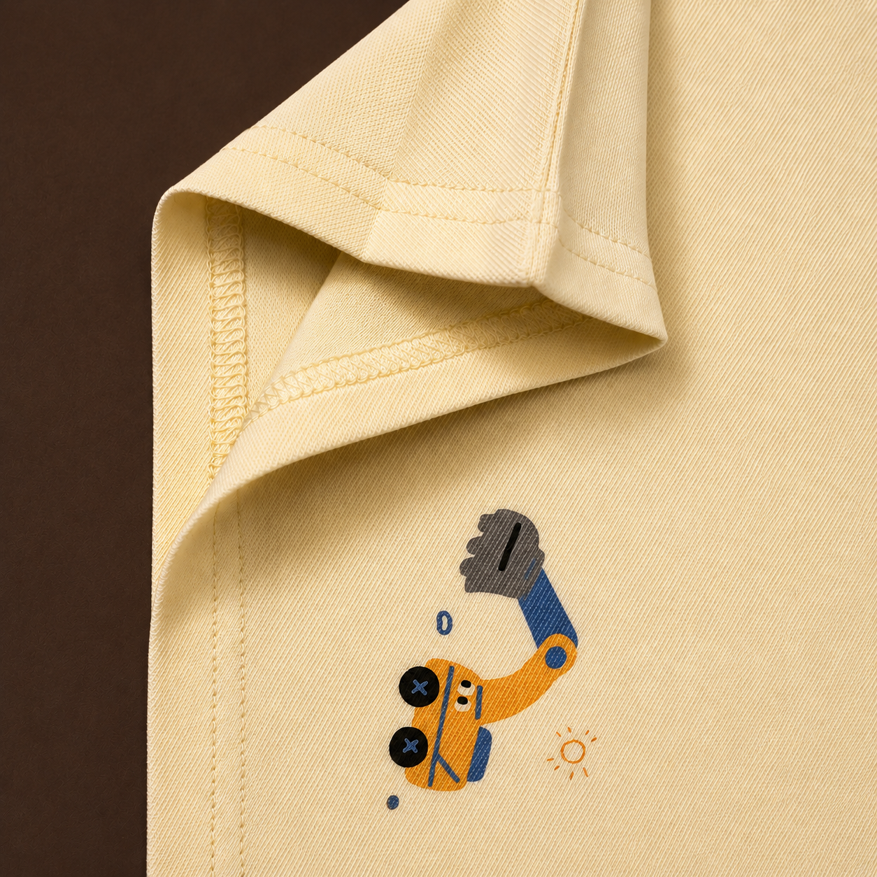 Boys Vehicle Print Polo T-Shirt